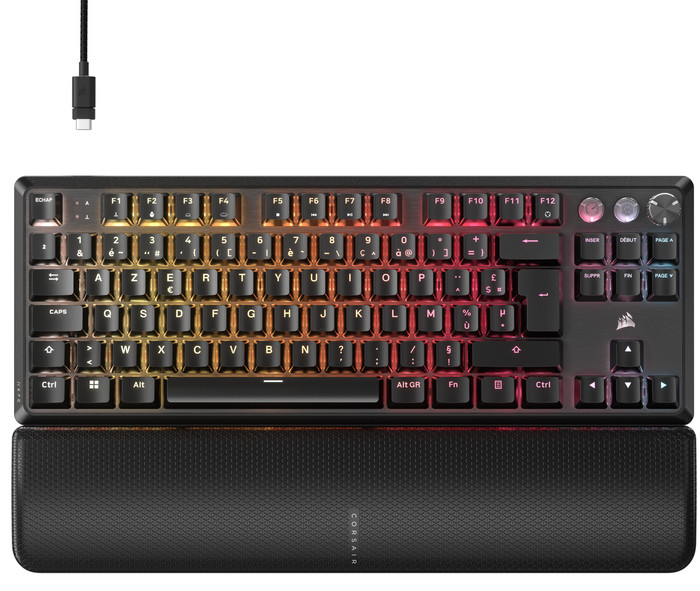 Corsair K70 PRO TKL Magnetic Clavier Gamer Mécanique avant