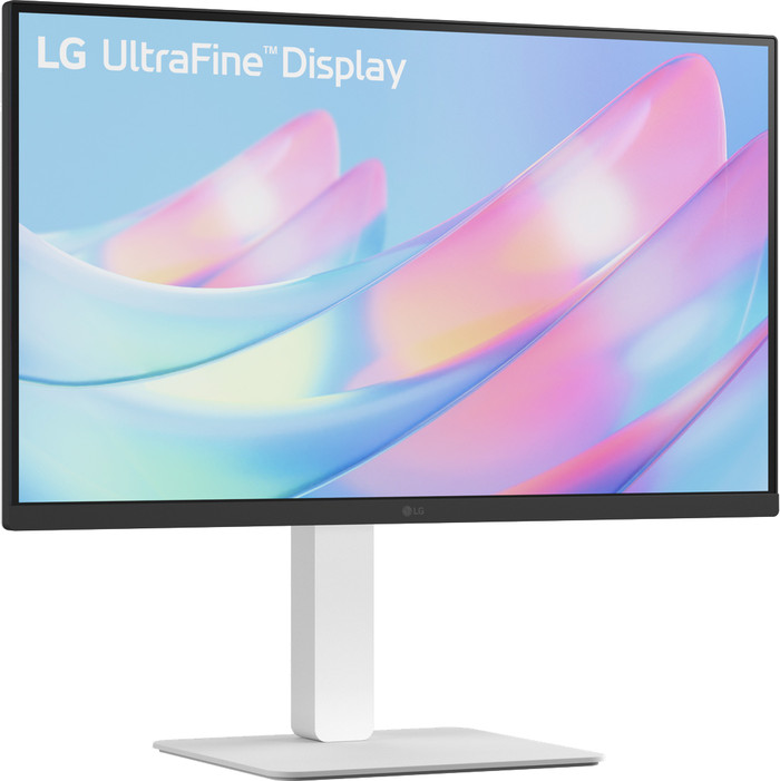 LG 27US550-W left side