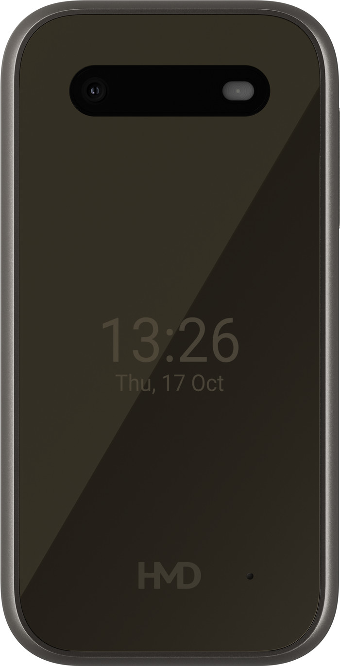 HMD 2660 Flip 128MB Zwart voorkant