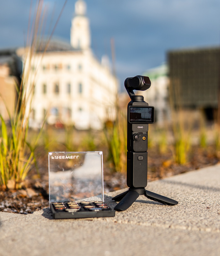 Freewell DJI Osmo Pocket 3 Filters Mega Kit 14 Pack product in gebruik