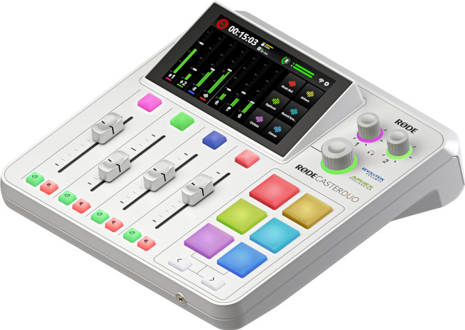 RØDE RØDECaster Duo White front