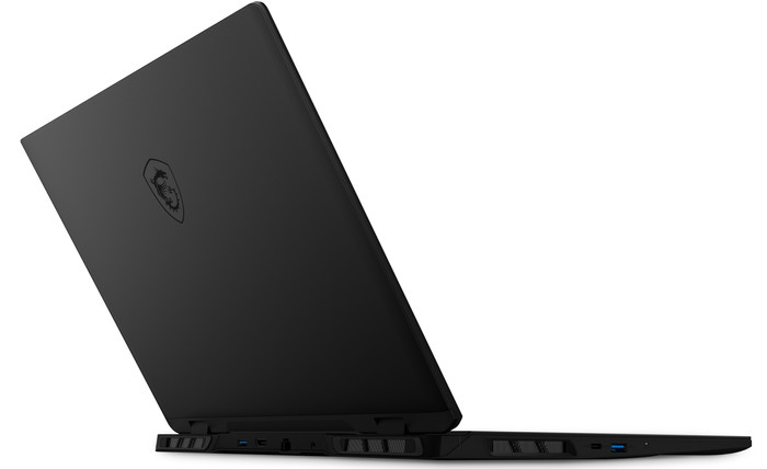 MSI Pulse 17 AI C1VFKG-082BE achterkant