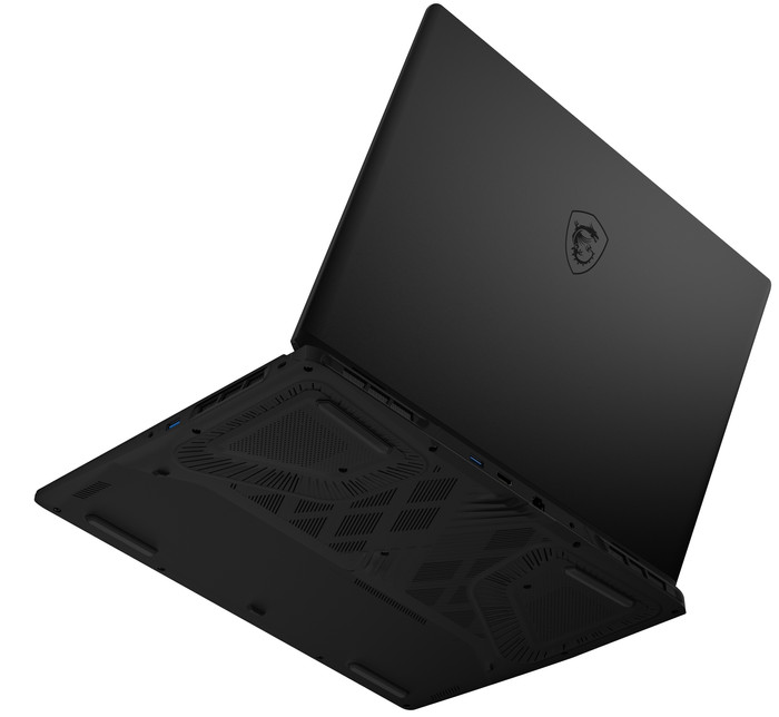 MSI Pulse 17 AI C1VFKG-082BE achterkant
