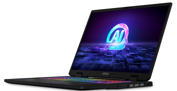 MSI Pulse 17 AI C1VFKG-082BE rechterkant