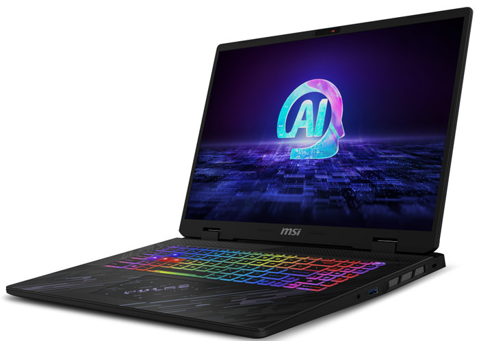 MSI Pulse 17 AI C1VFKG-082BE rechterkant