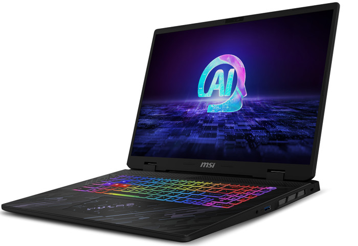 MSI Pulse 17 AI C1VFKG-082BE rechterkant