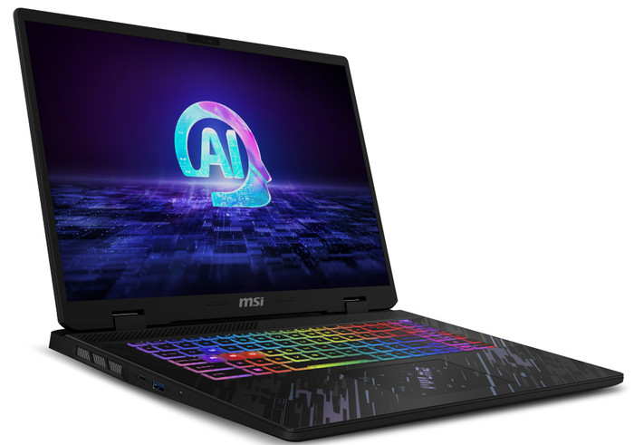 MSI Pulse 17 AI C1VFKG-082BE linkerkant