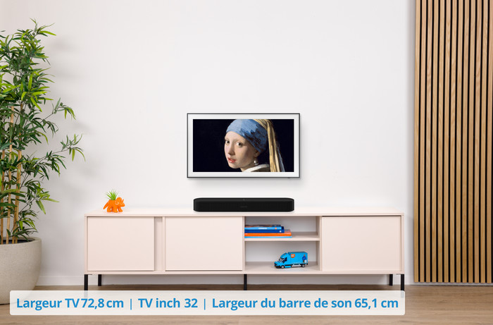 LG 43" QNED82 4K (2025) + Sonos Beam Gen2 Noir visuel Coolblue 1