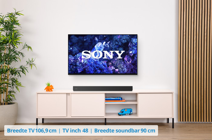 Sony KD-43X75WL (2023) + Soundbar visual Coolblue 1