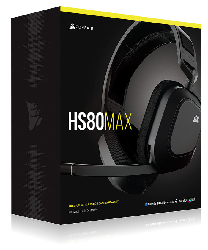 Corsair HS80 Max Wireless Zwart verpakking