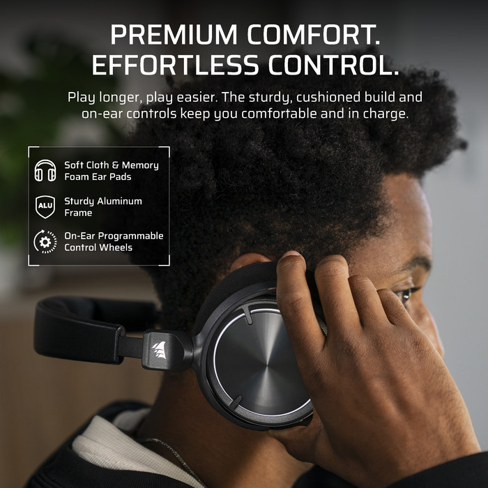 Corsair Virtuoso Max Wireless Zwart visual leverancier