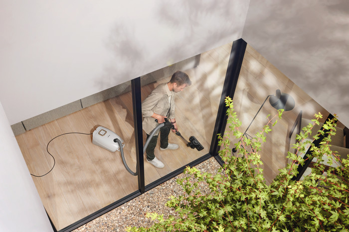 Miele Guard L1 Performance Lotuswit product in gebruik