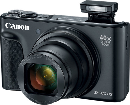 Canon PowerShot SX740HS Lite Zwart rechterkant