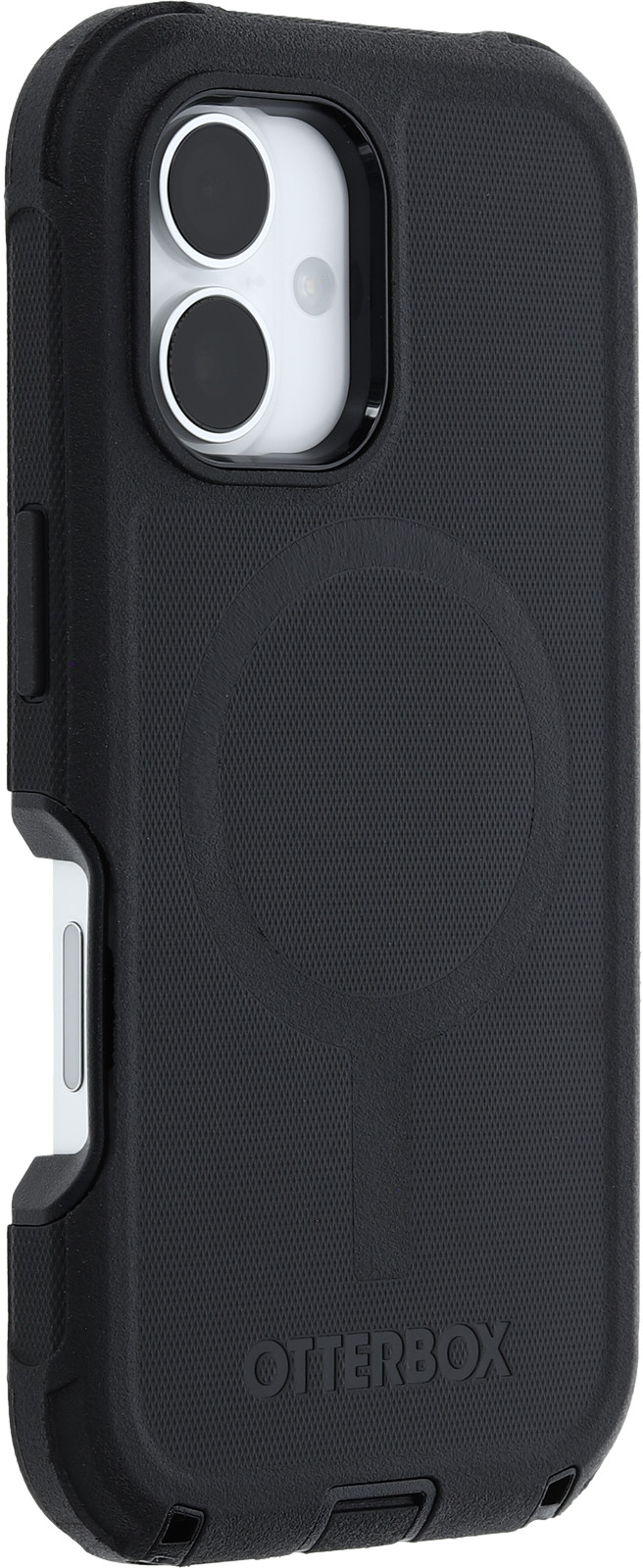 Otterbox Defender Apple iPhone 16 Back Cover Noir côté droit