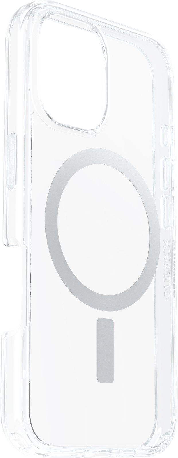 Otterbox Symmetry Apple iPhone 16 Back Cover met MagSafe Magneet Transparant rechterkant