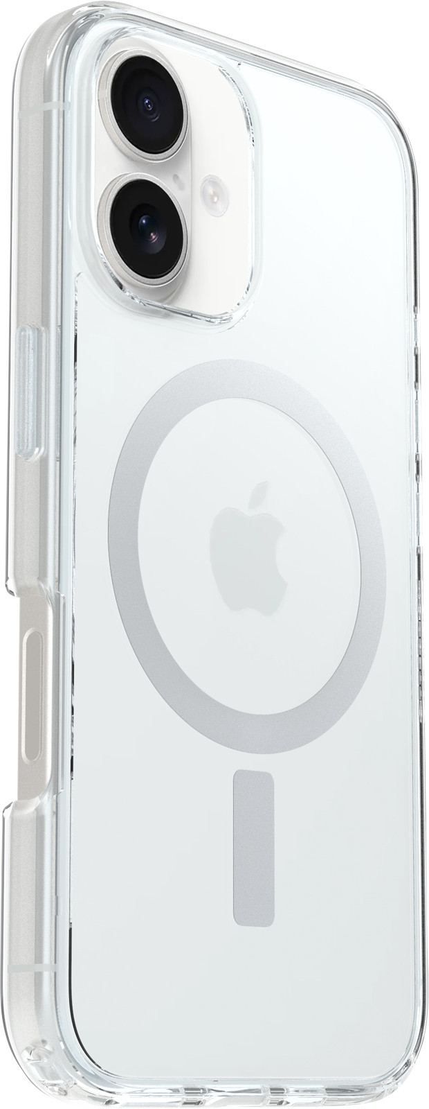 Otterbox Symmetry Apple iPhone 16 Back Cover met MagSafe Magneet Transparant rechterkant