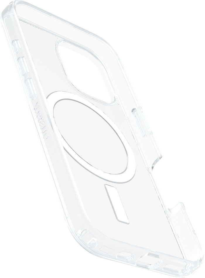Otterbox Symmetry Apple iPhone 16 Back Cover met MagSafe Magneet Transparant linkerkant