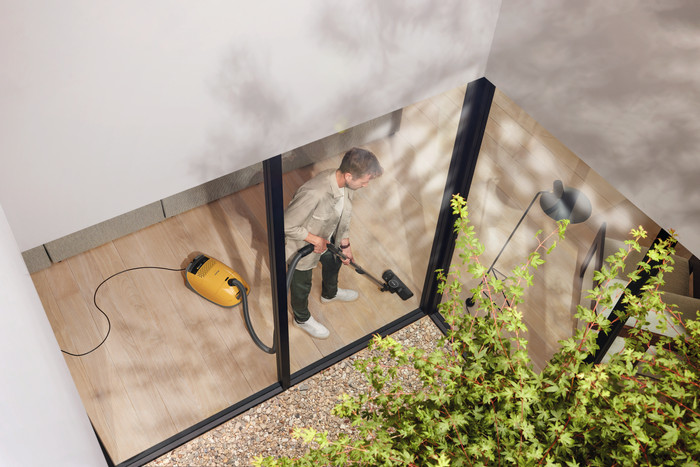 Miele Guard M1 Jaune Orangé produit à l'usage