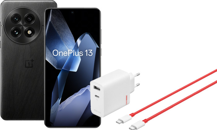 OnePlus 13 256 Go Noir 5G + OnePlus Chargeur SuperVOOC 120 W avec 2 Ports Main Image