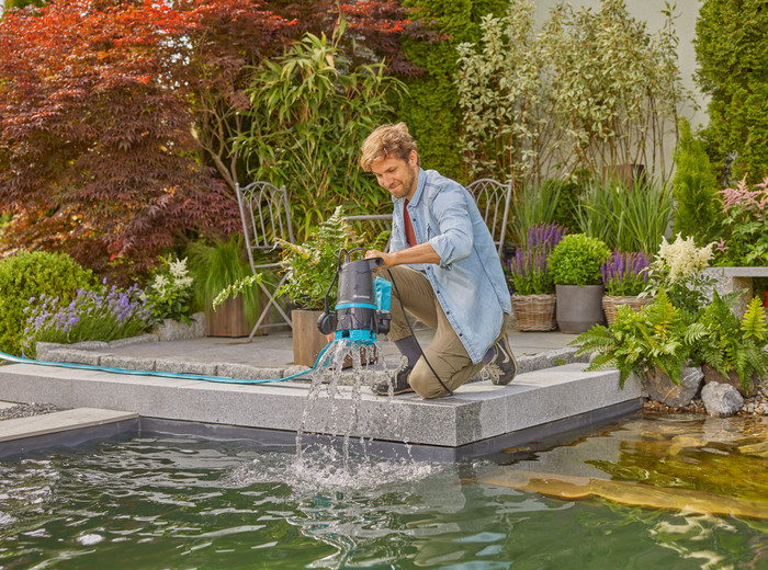 Gardena Schoon/Vuilwaterpomp 20000 Basic product in gebruik