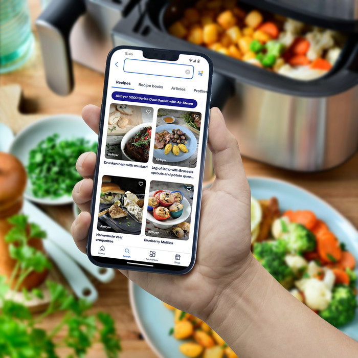 Philips 5000 Series Dual Basket NA555/00 + Double Layer Cooking Set + Master Baking Set visual supplier