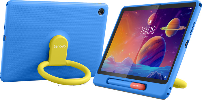 Lenovo Tab 64GB Wifi Grijs met Kids Cover en Stylus accessoire