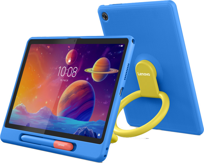 Lenovo Tab 64GB Wifi Grijs met Kids Cover en Stylus accessoire