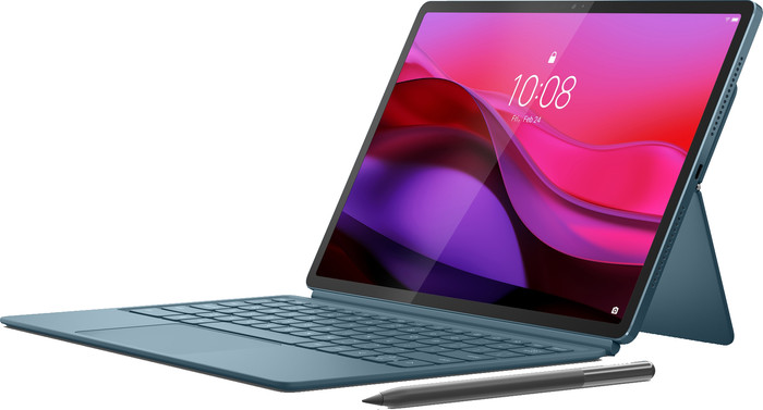 Lenovo Yoga Tab Plus 256GB Wifi Blauw met Stylus en Toetsenbordhoes AZERTY onderkant