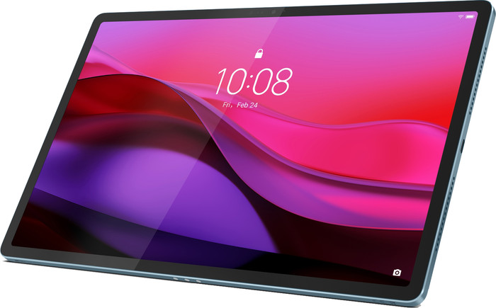 Lenovo Yoga Tab Plus 256GB Wifi Blauw met Stylus en Toetsenbordhoes AZERTY rechterkant