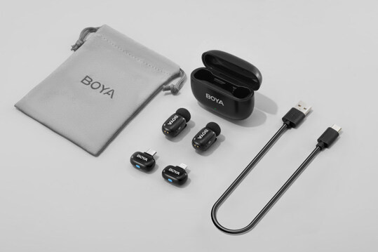 BOYA Mini Ultra-Mini Black (USB-C and Lightning) accessory