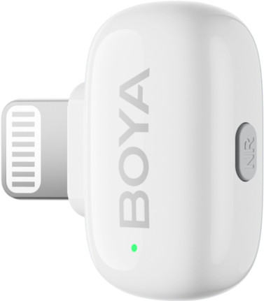 Boya Mini Ultra-Mini Wit (Usb C en Lightning) rechterkant