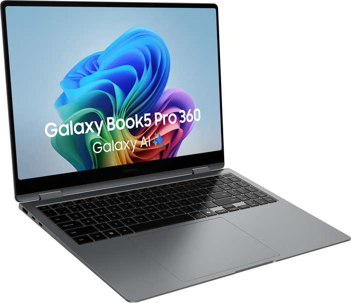 Samsung Galaxy Book5 Pro 360 OLED Copilot+ PC NP960QHA-KG1BE AZERTY left side