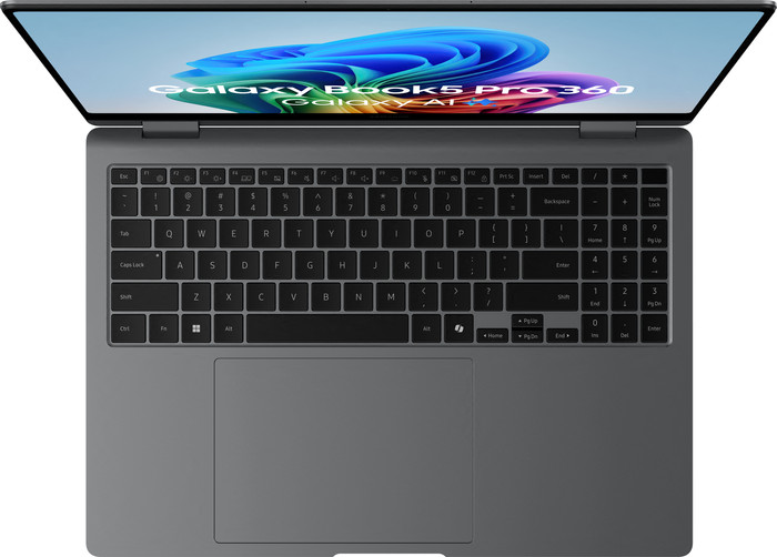 Samsung Galaxy Book5 Pro 360 OLED Copilot+ PC NP960QHA-KG1NL bovenkant