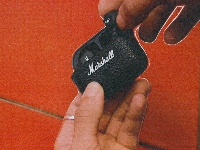 Marshall Motif II TW ANC Zwart product in gebruik