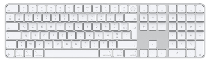 Apple Magic Keyboard with numeric keypad and Touch ID (2024) AZERTY Main Image