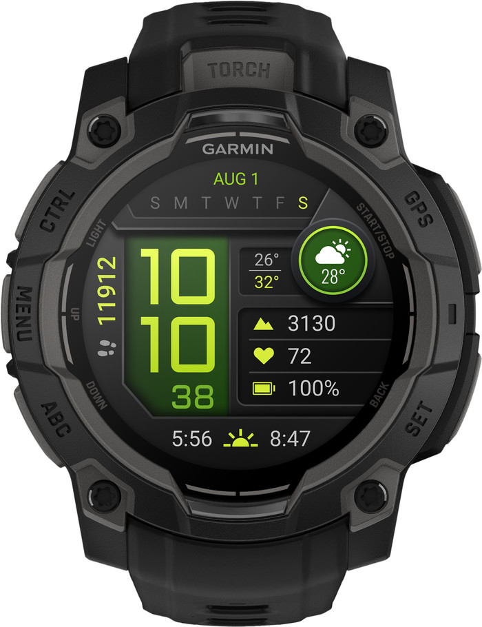 Garmin Instinct 3 45 mm Noir avant