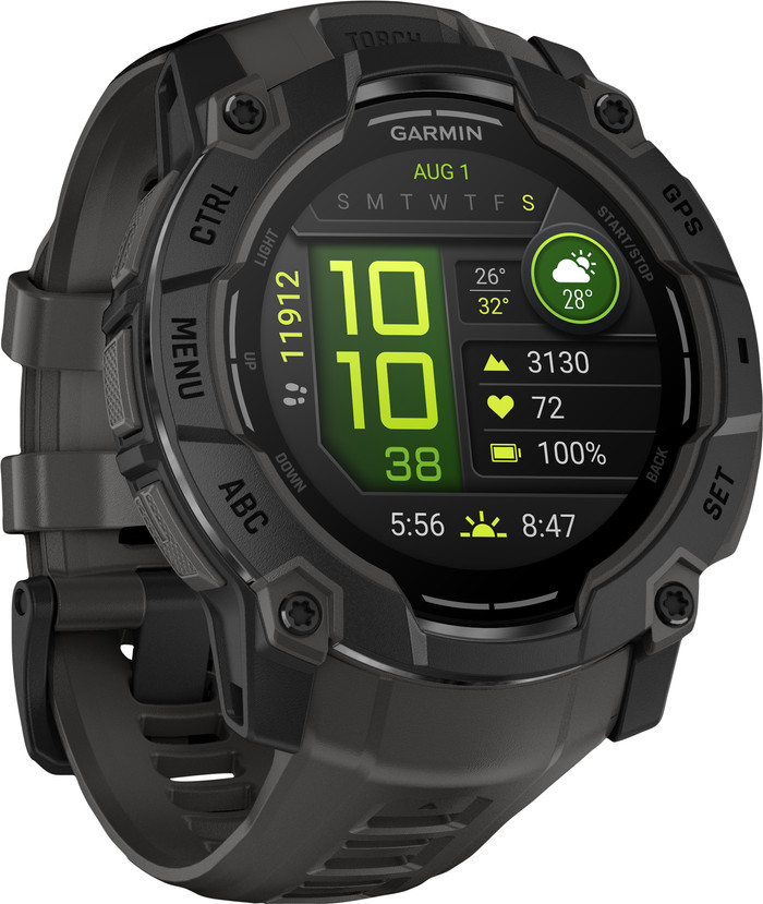 Garmin Instinct 3 50mm Zwart linkerkant