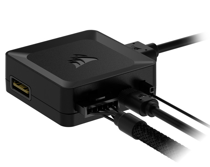 Corsair iCUE LINK Hub product in gebruik