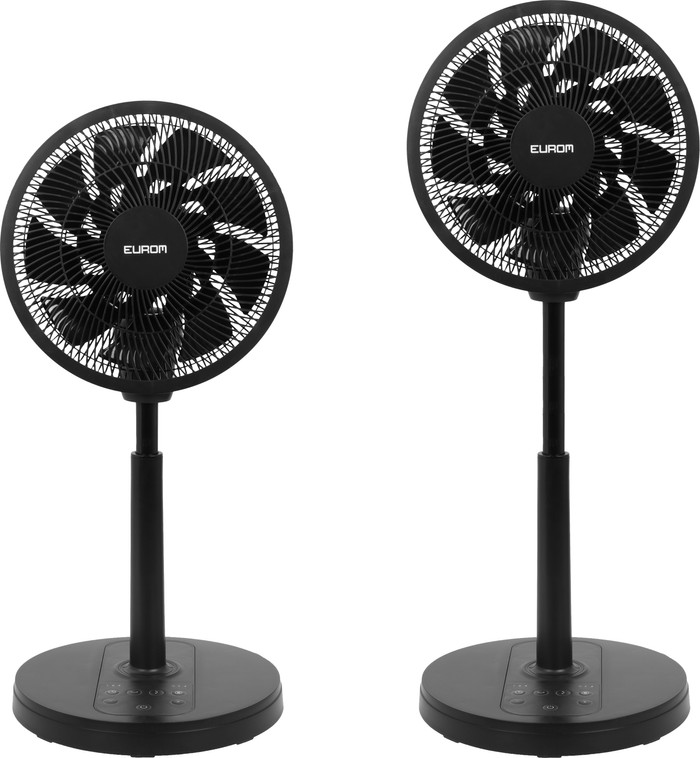 Eurom The Silent Vento 3DS Black front