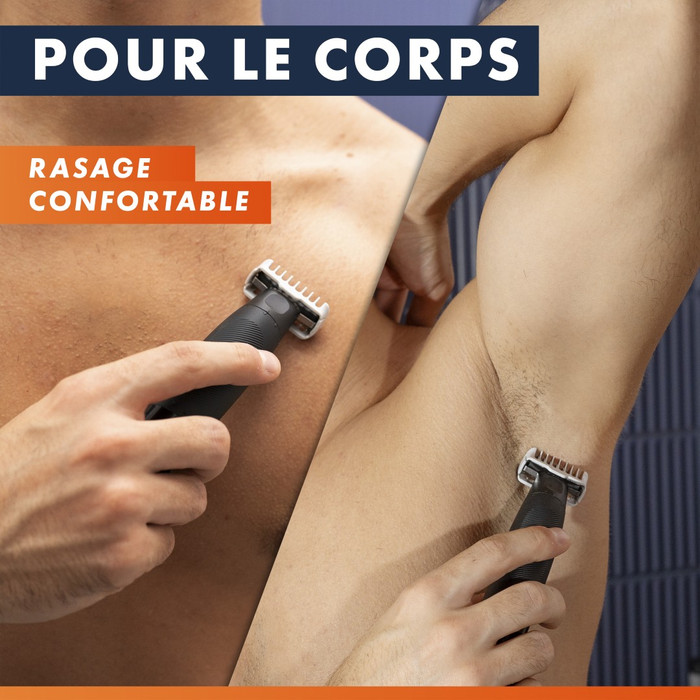 Gillette Fusion One Hybrid produit à l'usage