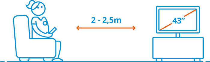 TCL 43" QLED S51K (2025) visuel Coolblue 2