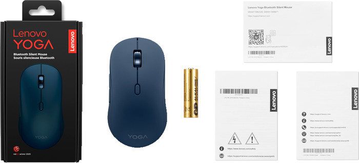 Lenovo Yoga Bluetooth Stille Muis Cosmic Blue accessoire