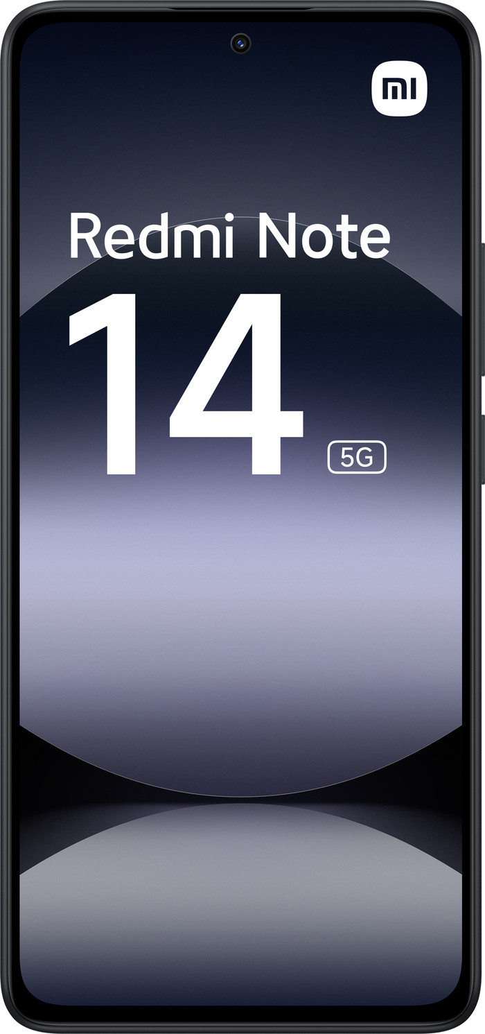 Redmi Note 14 256GB Black 5G front
