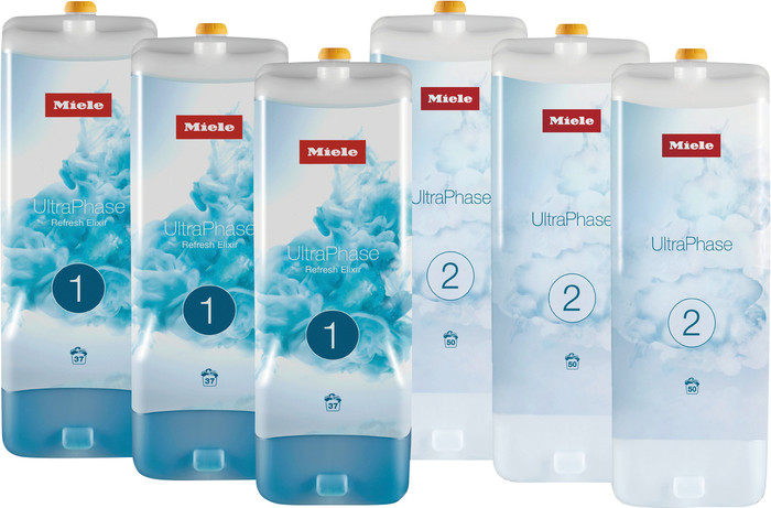 Miele Set UltraPhase Refresh Elixir 1 & 2 (12 bottles) - Year Pack front