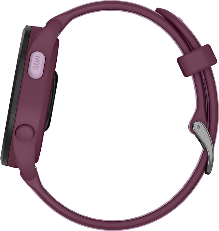 Garmin Forerunner 165 Music Purple left side