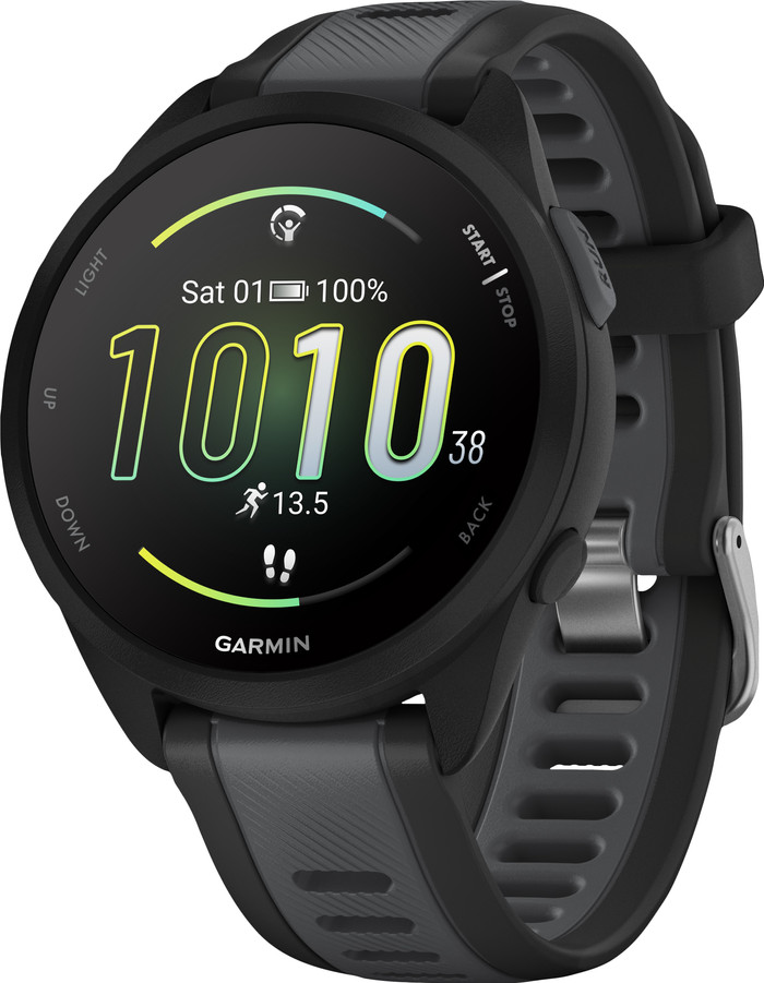 Garmin Forerunner 165 Music Black/Gray right side