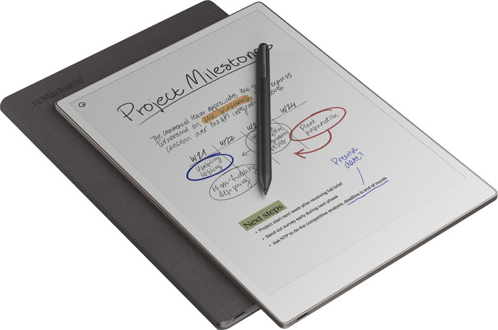 reMarkable Paper Pro Mosaic Weave Book Folio Basalt detail