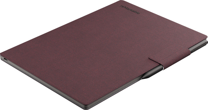 reMarkable Paper Pro Mosaic Weave Book Folio Rouge détail