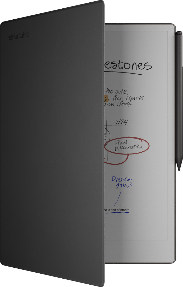 reMarkable Paper Pro Book Folio Zwart Leer Main Image