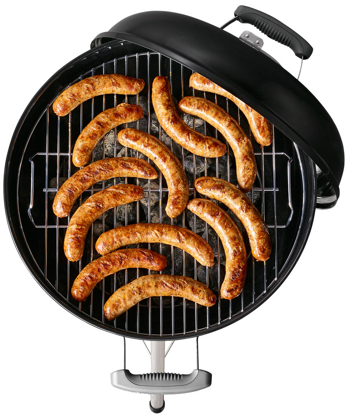 Weber Bar-B Kettle 47cm Black Starter Pack product in use